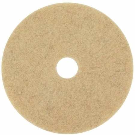 3M Natural Blend 20 in. D Non-Woven Natural/Polyester Fiber Buffer Pad Tan 3500-20