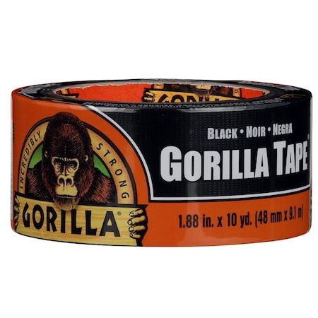 Gorilla Tape 1-Roll of 1.88in x 10 Yds Gorilla Glue Black Duct tape Duct tape 105462