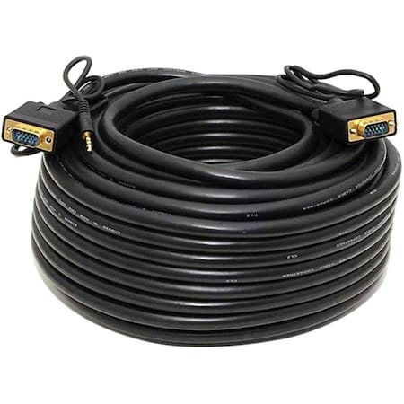 Monoprice CPU Cord, SVGA/3.5mm Stereo M to M, 100ft 5364