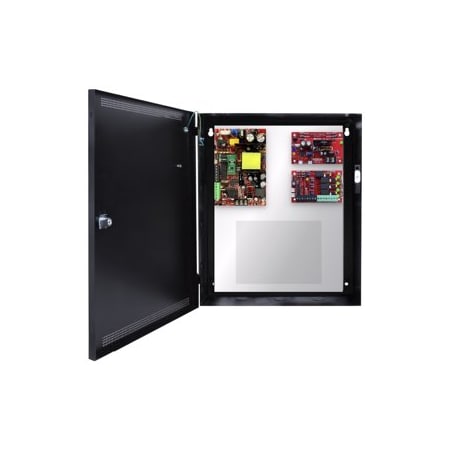 Lifesafety Power 2 Doors, E1 Enclosure, Mercury-Compatible Backplate, 75W Dual Voltage Power Supply FPO75-B100C4PE1M