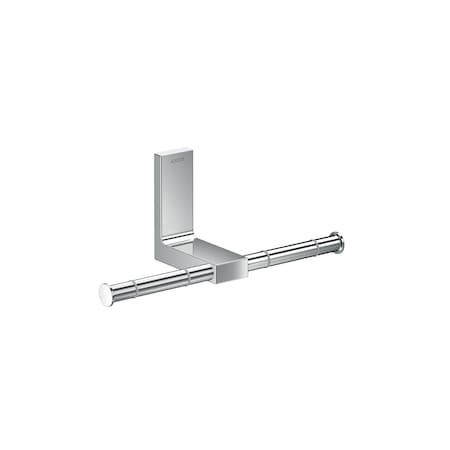 Axor Universal Rectangular Toilet Paper Holder Double in Chrome 42657000