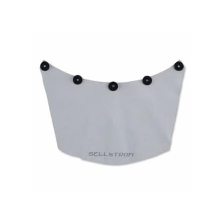 Sellstrom Replacement Leather Welding Bib, Confined Space Welding Helmet, 5 in L x 10 in W, Gray 851-S21100
