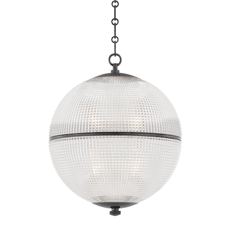 Hudson Valley Lighting Mark D. Sikes X Sphere No. 3 1 Light Pendant 18.25 In. Distressed Bronze MDS801-DB