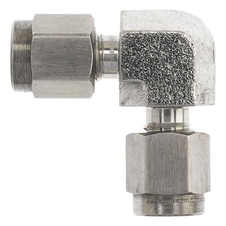 Brennan Industries Elbow, SS, Comp. 5/8 in, Comp. 3/4 in NS2500-10-10-SS