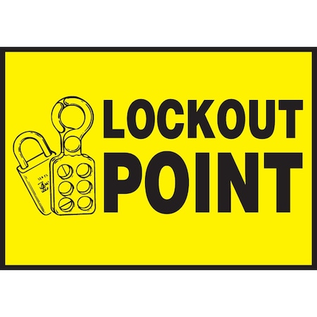 Accuform LockoutTagout Safety Label LLKT510VSP