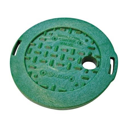 Nds 107C 6 in. Valve Box Lid Round Green 4537148