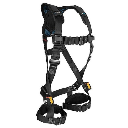 Falltech Not Applicable Full Body Harness, L, 310 lb, Quick-Connect Chest/ Quick-Connect Leg Straps 8129QCL