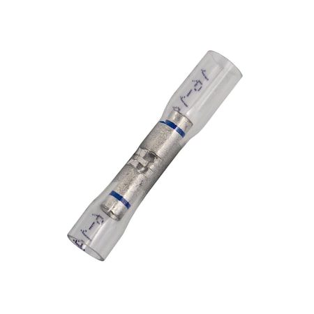 Auveco Crystal Clear Seal Butt Connectors - 16-14 Awg Window Butt Connectors, 15PK 22966