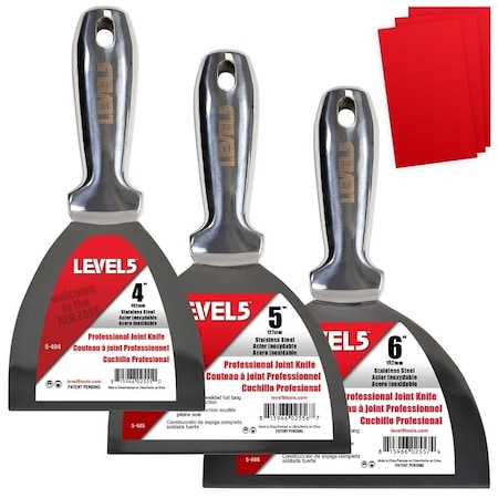Level5 Welded Joint Knife Set, Stainless Steel Blade 5-653