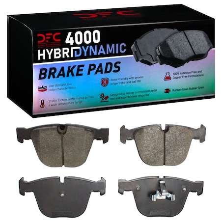 Dynamic Friction Co DFC 4000 HybriDynamic Brake Pads 4000-0919-10