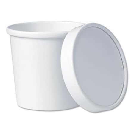 Dart 12 oz Food Lid Container, White KHSB12AWH