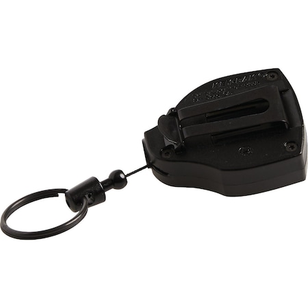 Lucky Line Key Bak Clip-On 48'' Chrome Retractable Key Chain 43651