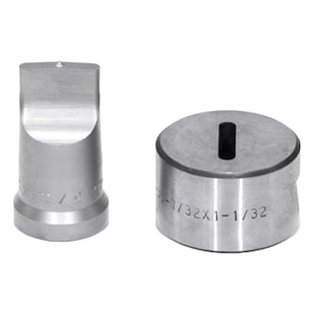 Edwards Oblong Punch & Die Set ED9-PDOB3/16X1