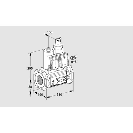 Honeywell Kromschroder VCS780F05NLWR3E/PPPP/MMPM KS88207155