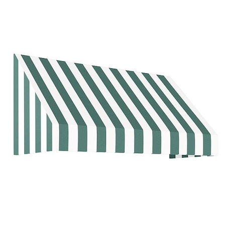 Awntech Awning, Green, White, 44" H, 24" L, 25 lb CN32-12FW