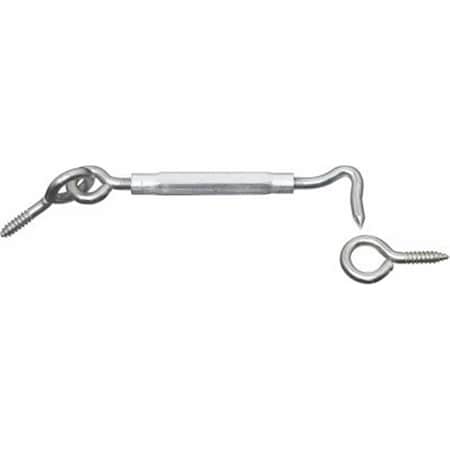 Eat-In N222-059 0.38 x 11 in. Zinc Turnbuckle Gate Hook EA600036
