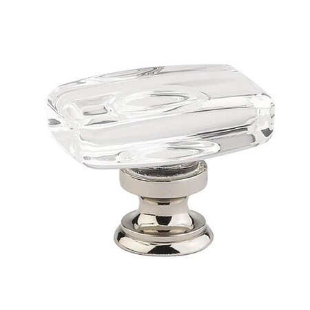 Patioplus 1.625 in. Windsor Crystal Cabinet Knob, Bright Nickel PA2030522