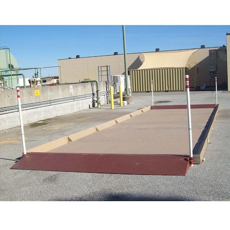 Enpac 12'x40'x10H Steel Containment Pad, Tan ENP-CST-124010