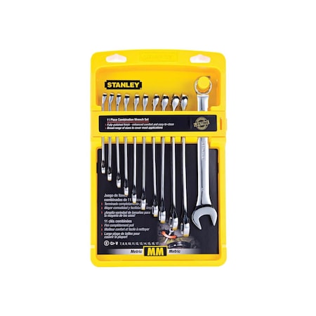 Stanley Metric Combination Wrench Set 11 pc 94-386W