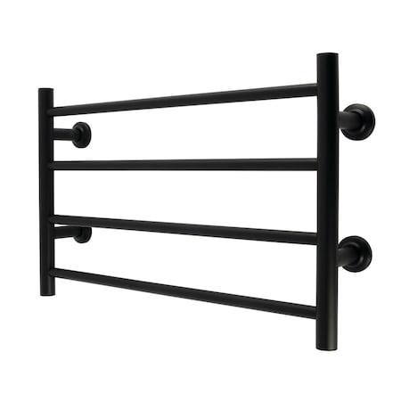 Kingston Brass 24" x 16" Stainless Steel Wall Mount 4-Tier Towel Rack, Matte Black DTM241640