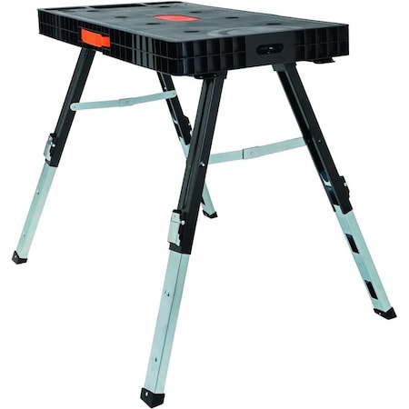 Omnitable Workbench Blk/Slv 37"H E0130145