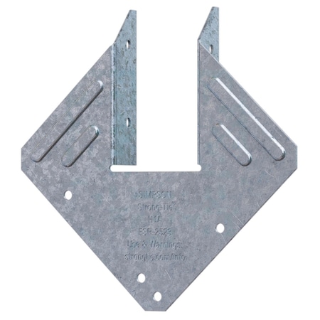 Simpson Strong-Tie Simpson Strong-Tie 4 in. H X 4 in. W 18 Ga. Galvanized Steel Hurricane Tie H1A