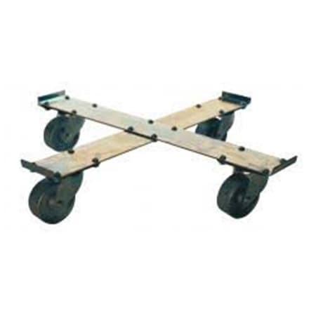 Dendesigns Lip-Type Dolly with Steel Casters for 55 gal Drum DE1112968