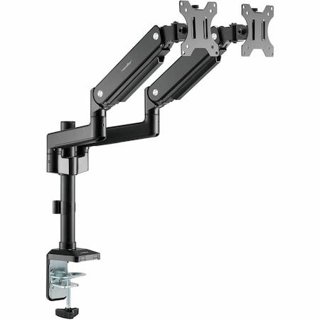 Rocstor ERGOREACH EP9 PREMIUM DUAL ERGONOMIC MONITOR ARM, C-CLAMP & GROMMET - SUPPORTS Y10N013-B1