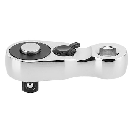 Jtc Auto Tools 1/4 in ultra-stubby ratchet, 72-tooth, 48mm length 7855