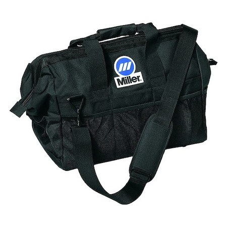 Miller Electric Tool Bag, Black, Polyester, 22 Pockets 228028