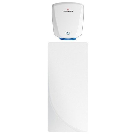 World Dryer Wall Guard, White, 31 1/2" H, 15 1/2" W 37-10455K