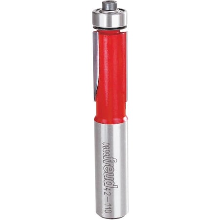 Diablo Freud 1/2 in. D X 1/2 in. X 3-1/4 in. L Carbide Bearing Flush Trim Router Bit 42-110
