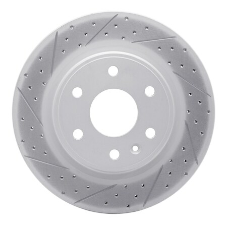 Dynamic Friction Co DFC Geoperformance Rotor - Drilled and Slotted 830-48054L