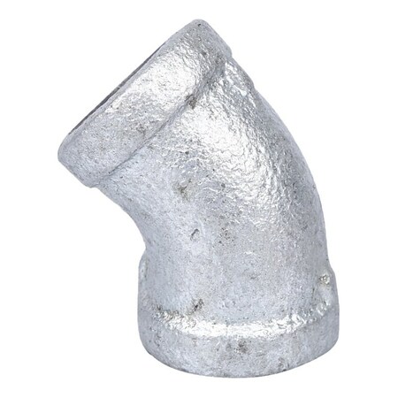 Exclusively Orgill Pipe Elbow, 38 in, Threaded, 45 deg Angle, 150 psi Pressure PPG120-10