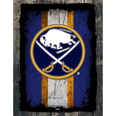 Holland Bar Stool Co Buffalo Sabres 24" x 32" Canvas Wall Art LCnvs02-2432BufSab