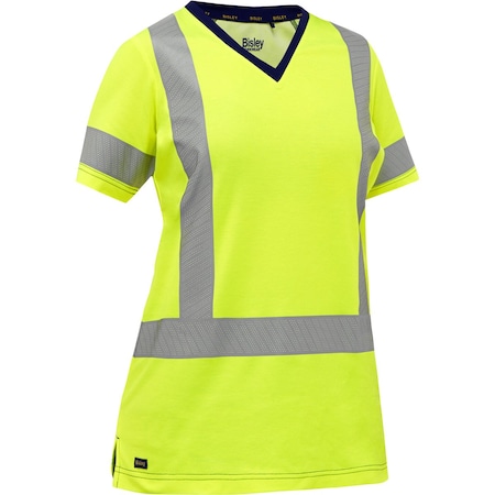 Bisley ANSI Type R Class 2 Women's Short Sleeve Shirt with X-Back 313W1118X-Y/3X