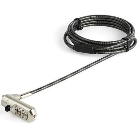 Startech.Com 6.6FT ANTI-THEFT VINYL COATED STEEL COMBINATION CABLE LOCK FOR KENSINGTON NANO S LTLOCKNANO