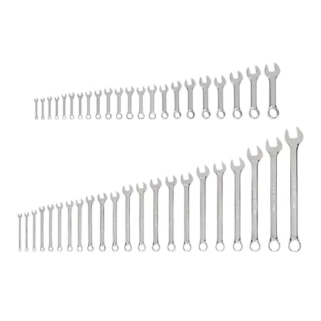 Tekton Stubby and Standard Length Combination Wrench Set, 44-Piece (6 - 32 mm, Common Sizes) WCB90907