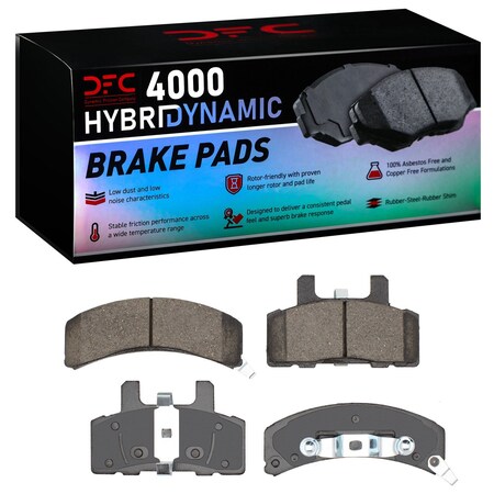 Dfc 4000 HybriDynamic, Disc Brake Pad Set,  4000-0369-00
