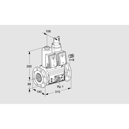 Honeywell Kromschroder VCS780F05NLWR3E/PPEP/PPPP KS88204588