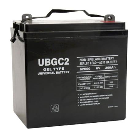 Upg Sealed Lead-Acid Battery, 6V, Lead Acid Chemistry 45966