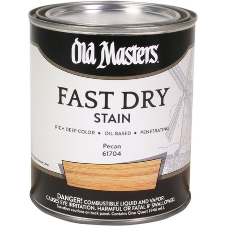 Old Masters Qt Pecan Fast Dry Wood Stain 61704