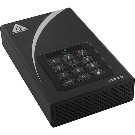 Apricorn FIPS VALIDATED, 10TB USB3.0 256B ENCRYPTN ADT-3PL256F-10TB