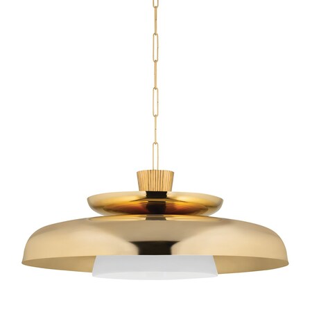 Corbett Lighting Ravenna 34 in. Pendant Vintage Brass 493-34-VB