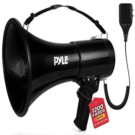 Pyle 50W Megaphone Bullhorn PMPRA514BK