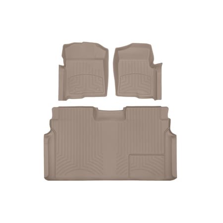 Weathertech Tan, Front and Rear FloorLiner HP 456111IM-451793IM