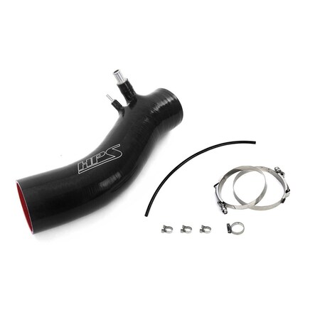 Hps Performance High Temp Reinforced Silicone Air Intake Hose Kit, Black, 57-2046-BLK