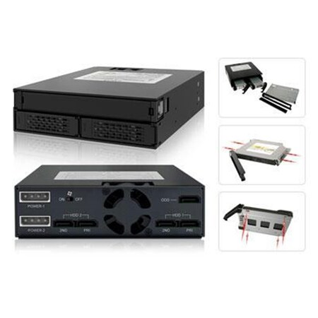 Icy Dock 2.5 Sata Sas Hdd Ssd Backplane MB994IPO-3SB