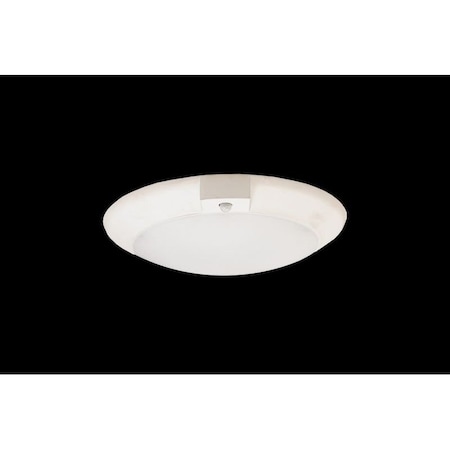 Westgate 8in PIR DIE-CAST DISK 20W 1200LM 120V CRI80 30/40/50K ES DIM, INCL. RECESS ACCESSORIES, White DLS8-MCT-PIR