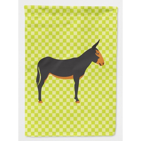 Carolines Treasures Catalan Donkey Green Garden Flag Size BB7681GF